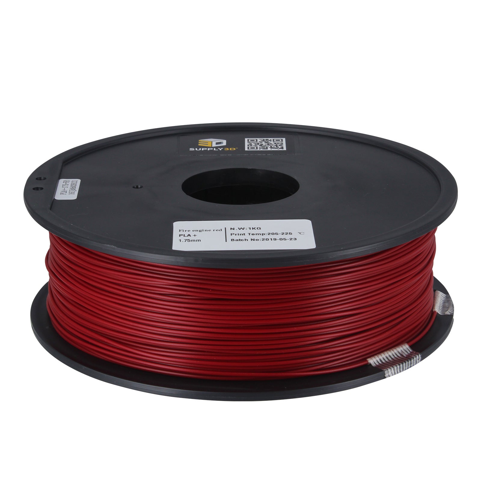 SUPPLY3D PLA+ 3D Printer Filament 1.75 mm 1.0 KG - Engine Red